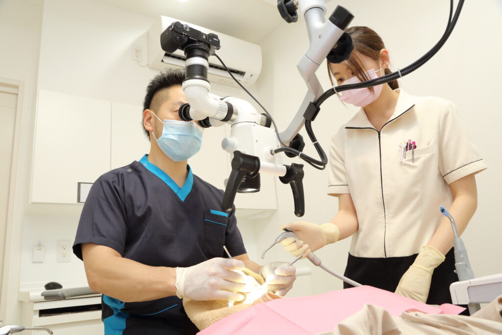 福岡市野間の歯科医院「おおぞら歯科」のマイクロスコープ（歯科用顕微鏡）